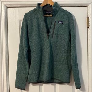 Turquoise Patagonia quarter zip